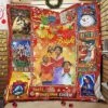 African American Christmas Personalized Quilt Bedding Set For Home Decoration, Gifts For Family - Bluefink