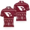Arizona Cardinals Christmas 3D Polo Shirt - Bluefink