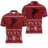 Atlanta Falcons Christmas 3D Polo Shirt - Bluefink