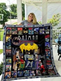 Batman And Friends Dc Comics Batman Quilt Bedding Set Blanket Gift Idea Birthday Christmas - Bluefink