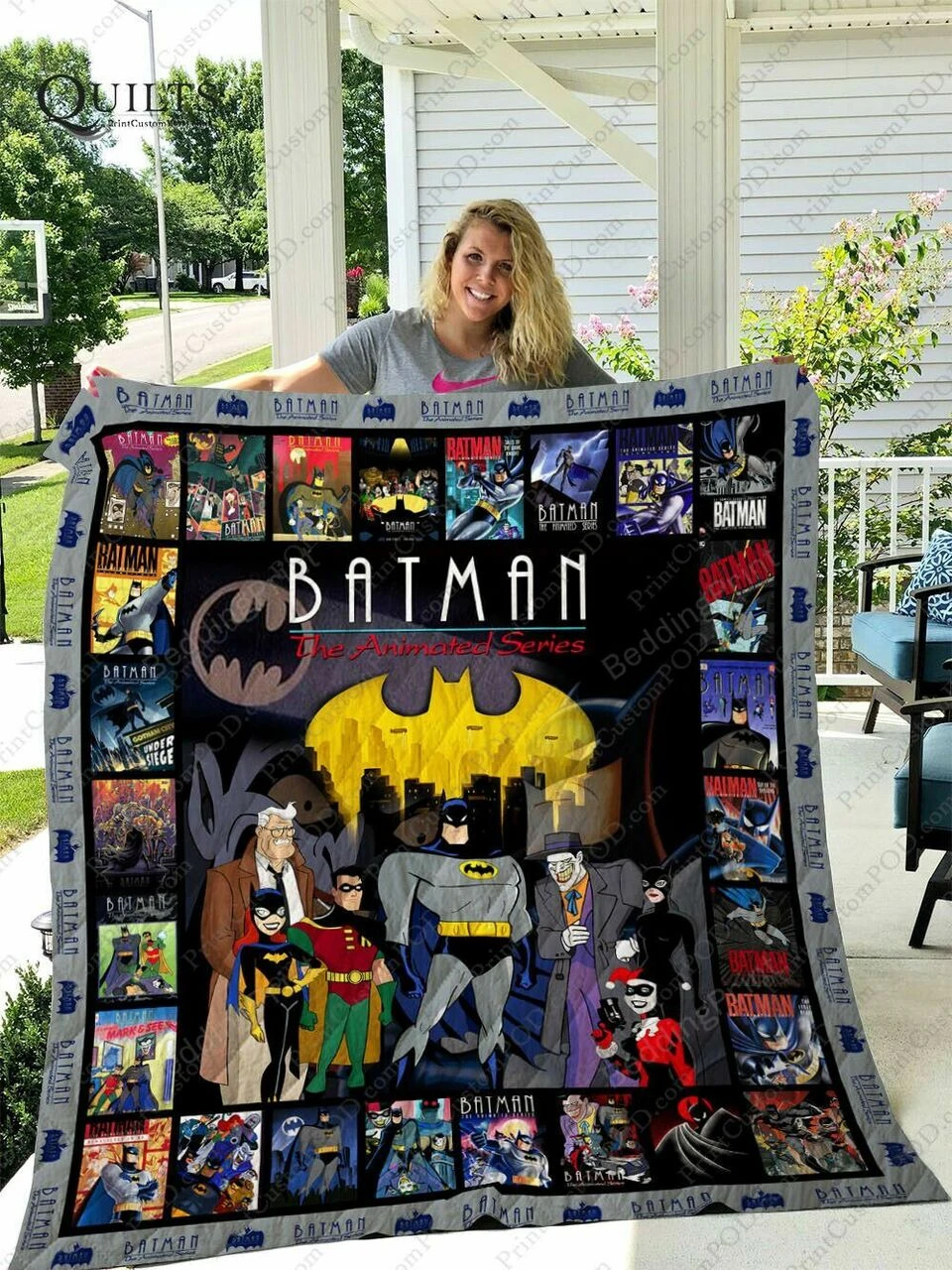 Batman And Friends Dc Comics Batman Quilt Bedding Set Blanket Gift Idea Birthday Christmas - Bluefink 3 Batman And Friends Dc Comics Batman Quilt Bedding Set Blanket Gift Idea Birthday Christmas - Bluefink