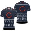 Chicago Bears Christmas 3D Polo Shirt - Bluefink -CozyHomeStore Chicago Bears Christmas 3D Polo Shirt 0