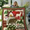 Christmas Animal Quilt Bedding Set Blanket Gifts For Animal Lover - Bluefink 2 Christmas Animal Quilt Bedding Set Blanket Gifts For Animal Lover - Bluefink -CozyHomeStore Christmas Animal Quilt Bedding Set Blanket Gifts For Animal Lover 0