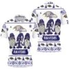 Christmas Gnomes Baltimore Ravens Christmas 3D Polo Shirt - Bluefink -CozyHomeStore Christmas Gnomes Baltimore Ravens Christmas 3D Polo Shirt 0