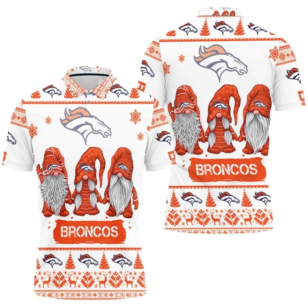 Christmas Gnomes Denver Broncos Christmas 3D Polo Shirt - Bluefink 2 Christmas Gnomes Denver Broncos Christmas 3D Polo Shirt - Bluefink