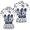 Christmas Gnomes New England Patriots Christmas 3D Polo Shirt - Bluefink -CozyHomeStore Christmas Gnomes New England Patriots Christmas 3D Polo Shirt 0