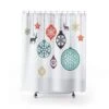 Christmas Holiday Ornament - Shower Curtain - Bluefink 1 Christmas Holiday Ornament - Shower Curtain - Bluefink -CozyHomeStore Christmas Holiday Ornament Shower Curtain 0 1