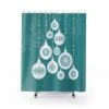 Christmas Ornament Tree - Shower Curtain - Bluefink 1 Christmas Ornament Tree - Shower Curtain - Bluefink -CozyHomeStore Christmas Ornament Tree Shower Curtain 0 1