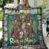 Cn Adult Swim Rick And Morty Quilt Bedding Set Blanket Gift For Birthday Christmas - Bluefink -CozyHomeStore Cn Adult Swim Rick And Morty Quilt Bedding Set Blanket Gift For Birthday Christmas 0