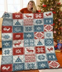Custom Christmas Bedding Set, Perfect For Bedroom Decor And Family Gifts - Bluefink