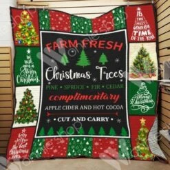Custom Christmas Quilt Bedding Set, Great Gift For Family - Bluefink