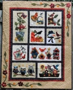 Custom Christmas Quilt Bedding Set, Great For Family Gift - Bluefink