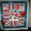 Custom Christmas Snowman Quilt Blanket Bedding Set For Home Decoration And Family Gifts - Bluefink 2 Custom Christmas Snowman Quilt Blanket Bedding Set For Home Decoration And Family Gifts - Bluefink -CozyHomeStore Custom Christmas Snowman Quilt Blanket Bedding Set for Home Decoration and Family Gifts 0
