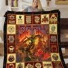 Doom Game Quilt Bedding Set Blanket Gift Birthday Christmas For Fans Doom Eternal Union 2 - Bluefink 1 Doom Game Quilt Bedding Set Blanket Gift Birthday Christmas For Fans Doom Eternal Union 2 - Bluefink -CozyHomeStore Doom Game Quilt Bedding Set Blanket Gift Birthday Christmas For Fans Doom Eternal Union 2 0