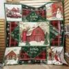 Farmhouse Christmas Personalized Quilt Bedding Set For Home Decor And Family Gifts - Bluefink -CozyHomeStore Farmhouse Christmas Personalized Quilt Bedding Set for Home Decor and Family Gifts 0