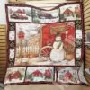 Farmhouse Christmas Quilt Blanket Bedding Set For Home Decor And Family Gifts - Bluefink