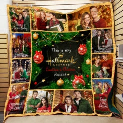 Hallmark Christmas Movie Quilt Bedding Set Perfect For Home Decor And Family Gifts - Bluefink
