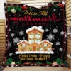Hallmark Christmas Personalized Blanket Quilt Bedding Set - Perfect For Bedroom Decor And Family Gifts - Bluefink