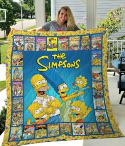 Homer Simpson The Simpsons Family Quilt Bedding Set Blanket For Birthday Christmas - Bluefink