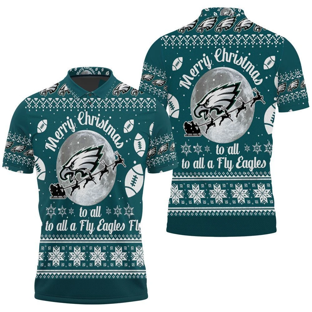 Merry Christmas Philadelphia Eagles To All And To All A Fly Ea 3D Polo Shirt - Bluefink 3 Merry Christmas Philadelphia Eagles To All And To All A Fly Ea 3D Polo Shirt - Bluefink