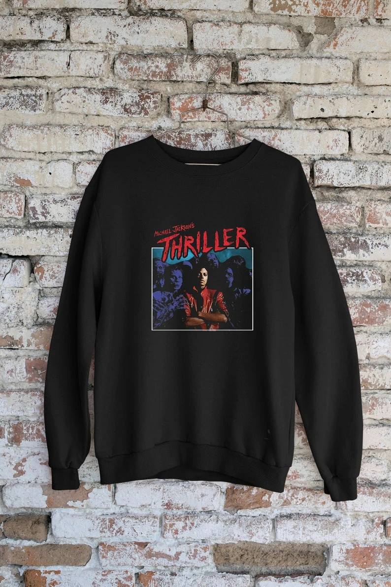 Michael Jackson Thriller Graphic Vtg Tshirt Sweatshirt Hoodie Unisex Size Best Gift Birthday Christmas - Bluefink 6 Michael Jackson Thriller Graphic Vtg Tshirt Sweatshirt Hoodie Unisex Size Best Gift Birthday Christmas - Bluefink - Image 4
