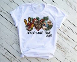 Peace Love True Story Bethlehem Nativity Christmas T-Shirt - Bluefink