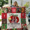 Personalized A Christmas Story Poster Quilt Bed Set Blanket - Great For Bedroom Decoration And Family Gifts - Bluefink