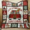 Personalized Christmas Bulldog Quilt Bedding Set For Bedroom Decor And Family Gifts - Bluefink -CozyHomeStore Personalized Christmas Bulldog Quilt Bedding Set for Bedroom Decor and Family Gifts 0