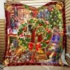Personalized Christmas Quilt Bedding Set, Great For Bedroom Decor And Family Gifts - Bluefink -CozyHomeStore Personalized Christmas Quilt Bedding Set Great for Bedroom Decor and Family Gifts 0