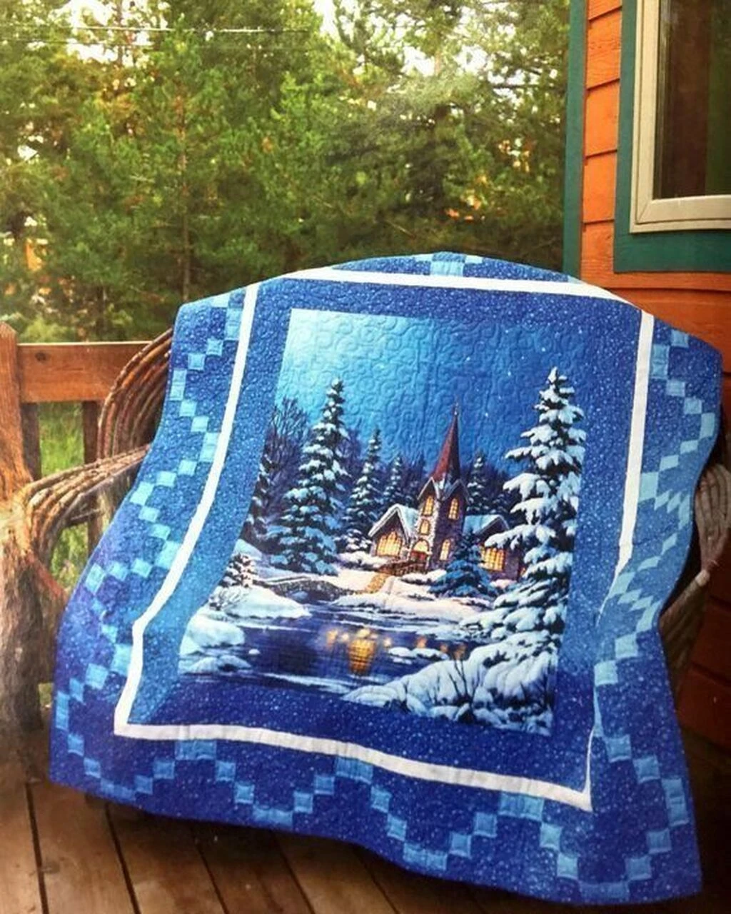 Personalized Christmas Quilt Blanket, Ideal For Home Decoration And Family Gifts - Bluefink 3 Personalized Christmas Quilt Blanket, Ideal For Home Decoration And Family Gifts - Bluefink