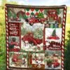 Personalized Dog Christmas Quilt Bedding Set - Suitable For Home Decoration And Picnic - Bluefink -CozyHomeStore Personalized Dog Christmas Quilt Bedding Set Suitable for Home Decoration and Picnic 0