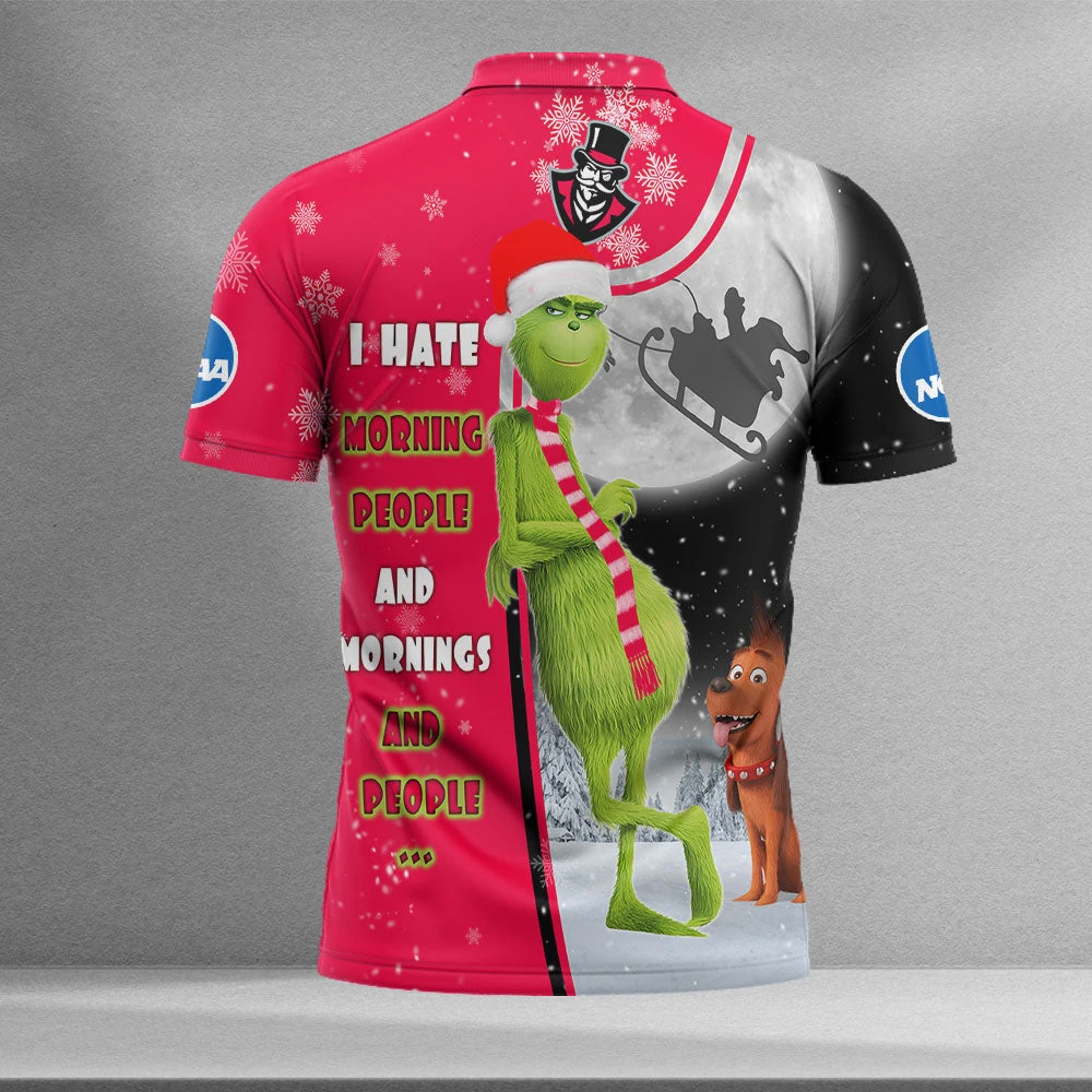 Personalized Funny Christmas The Grinch Austin Peay Governors NCAA I Hate Morning People Shirt Gifts Unisex 3D Polo - Bluefink 4 Personalized Funny Christmas The Grinch Austin Peay Governors NCAA I Hate Morning People Shirt Gifts Unisex 3D Polo - Bluefink - Image 2