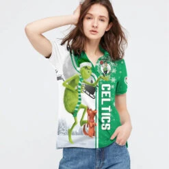 Personalized Funny Christmas The Grinch Boston Celtics NBA I Hate Morning People Shirt Gifts Unisex 3D Polo - Bluefink 9 Personalized Funny Christmas The Grinch Boston Celtics NBA I Hate Morning People Shirt Gifts Unisex 3D Polo - Bluefink -CozyHomeStore Personalized Funny Christmas The Grinch Boston Celtics NBA I Hate Morning People Shirt Gifts Unisex 3D Polo 2