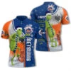 Personalized Funny Christmas The Grinch New York Mets MLB I Hate Morning People Shirt Gifts Unisex 3D Polo - Bluefink