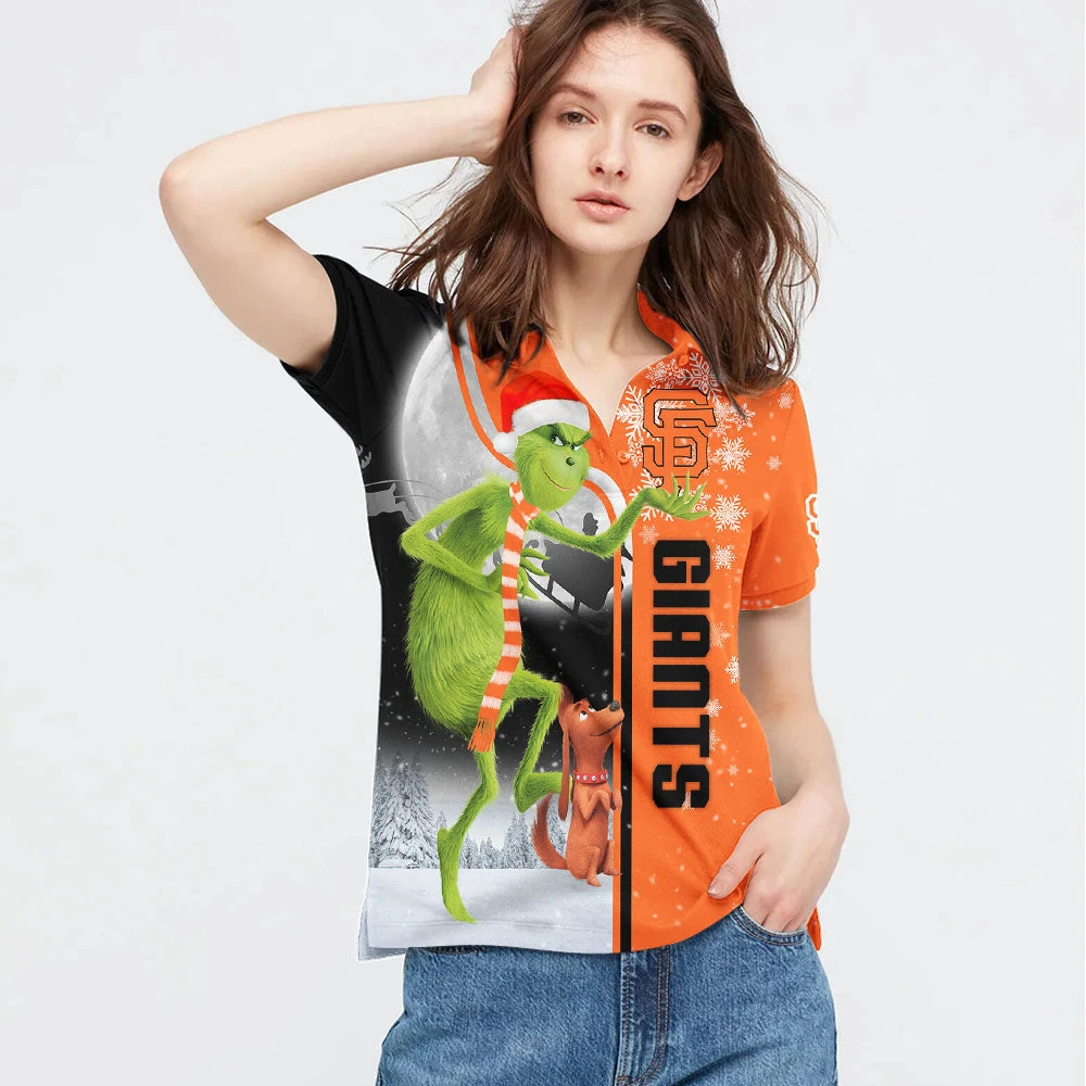Personalized Funny Christmas The Grinch San Francisco Giants MLB I Hate Morning People Shirt Gifts Unisex 3D Polo - Bluefink 5 Personalized Funny Christmas The Grinch San Francisco Giants MLB I Hate Morning People Shirt Gifts Unisex 3D Polo - Bluefink - Image 3