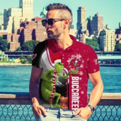 Personalized Funny Christmas The Grinch Tampa Bay Buccaneers NFL I Hate Morning People Shirt Gifts Unisex 3D Polo - Bluefink -CozyHomeStore Personalized Funny Christmas The Grinch Tampa Bay Buccaneers NFL I Hate Morning People Shirt Gifts Unisex 3D Polo 3