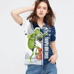 Personalized Funny Christmas The Grinch Tampa Bay Rays MLB I Hate Morning People Shirt Gifts Unisex 3D Polo - Bluefink -CozyHomeStore Personalized Funny Christmas The Grinch Tampa Bay Rays MLB I Hate Morning People Shirt Gifts Unisex 3D Polo 2