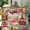 Personalized Merry Christmas Quilt Blanket Bedding Set - Perfect For Bedroom Decor And Family Gifts - Bluefink -CozyHomeStore Personalized Merry Christmas Quilt Blanket Bedding Set Perfect for Bedroom Decor and Family Gifts 0