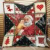 Personalized Santa Christmas Quilt Bed Set Blanket For Picnic Hobby - Bluefink 2 Personalized Santa Christmas Quilt Bed Set Blanket For Picnic Hobby - Bluefink -CozyHomeStore Personalized Santa Christmas Quilt Bed Set Blanket for Picnic Hobby 0