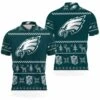 Philadelphia Eagles Christmas 3D Polo Shirt Gift For Fans - Bluefink