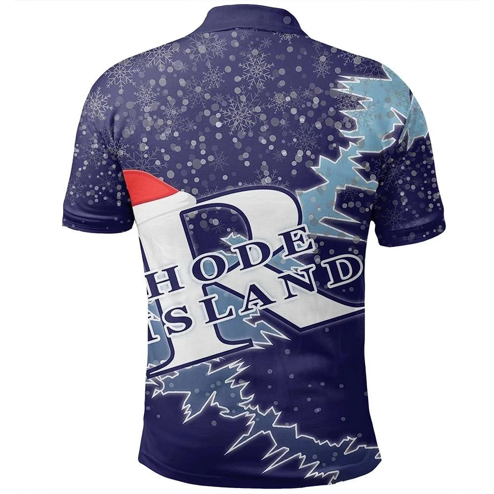 Rhode Island Christmas Coat Of Arms Polo Shirt X Style - Bluefink 4 Rhode Island Christmas Coat Of Arms Polo Shirt X Style - Bluefink - Image 2