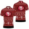 San Francisco 49Ers Christmas 3D Polo Shirt Gift For NFL Fans - Bluefink -CozyHomeStore San Francisco 49Ers Christmas 3D Polo Shirt Gift for NFL Fans 0