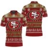 San Francisco 49Ers Nfl Ugly Christmas 3D Polo Shirt - Bluefink -CozyHomeStore San Francisco 49Ers Nfl Ugly Christmas 3D Polo Shirt 0