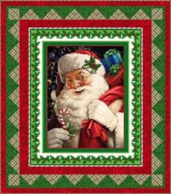 Santa Christmas Personalized Quilt Blanket Bedding Set For Home Decoration - Bluefink