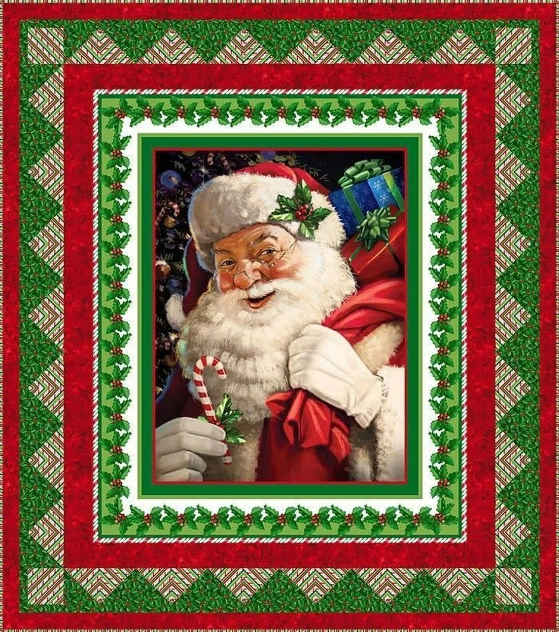 Santa Christmas Personalized Quilt Blanket Bedding Set For Home Decoration - Bluefink 3 Santa Christmas Personalized Quilt Blanket Bedding Set For Home Decoration - Bluefink