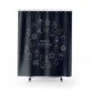Shower Curtain Merry Christmas And Happy New Year Holiday - Bluefink -CozyHomeStore Shower Curtain Merry Christmas And Happy New Year Holiday 0 1