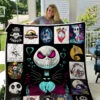 The Nightmare Before Christmas Poster Quilt Bedding Set Bedroom Decor, Gifts For Family - Bluefink -CozyHomeStore The Nightmare Before Christmas Poster Quilt Bedding Set Bedroom Decor Gifts for Family 0